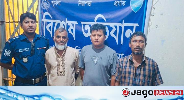 খাগড়াছড়িতে আওয়ামী লীগের ৩ নেতাকর্মী গ্রেফতার