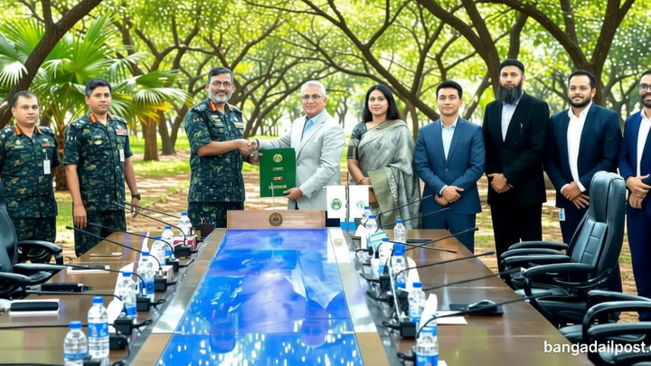 আনসারের যোগাযোগ ব্যবস্থার আধুনিকায়নে গ্রামীণফোনের সঙ্গে ৫ বছরের চুক্তি