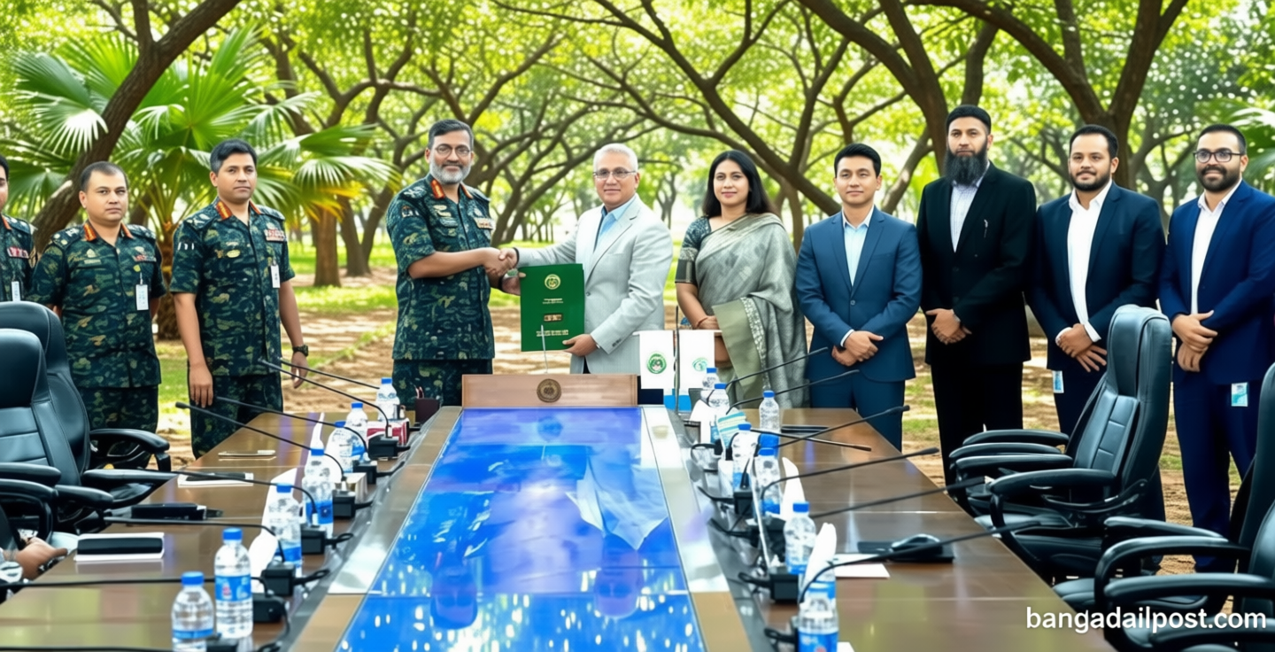 আনসারের যোগাযোগ ব্যবস্থার আধুনিকায়নে গ্রামীণফোনের সঙ্গে ৫ বছরের চুক্তি