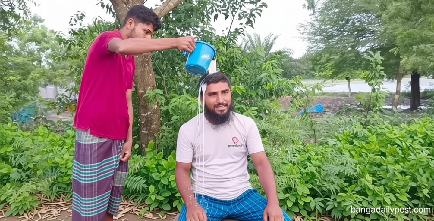 ‘বিবেকের তাড়নায়’ দুধ দিয়ে গোসল করে জামায়াত ছাড়লেন যুবক