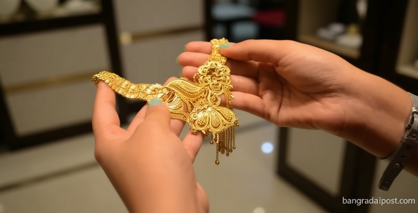 সোনার গহনার দাম আরও কমলো