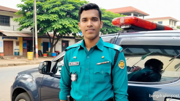 চাচাকে মারধর করে আটক পুলিশ সদস্য