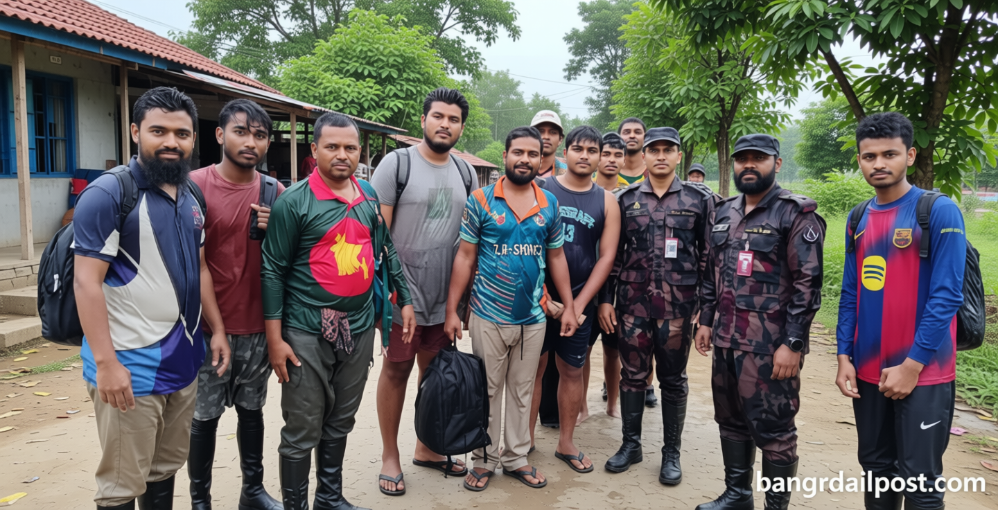 বান্দরবানে বন্যার্তদের পাশে বিজিবি, শতাধিক পর্যটককে নিরাপদে উদ্ধার