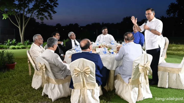 শরিক দলের নেতাদের সঙ্গে প্রধানমন্ত্রীর ভোজের মেনুতে সবজি-ভাত-ডাল-মুরগি
