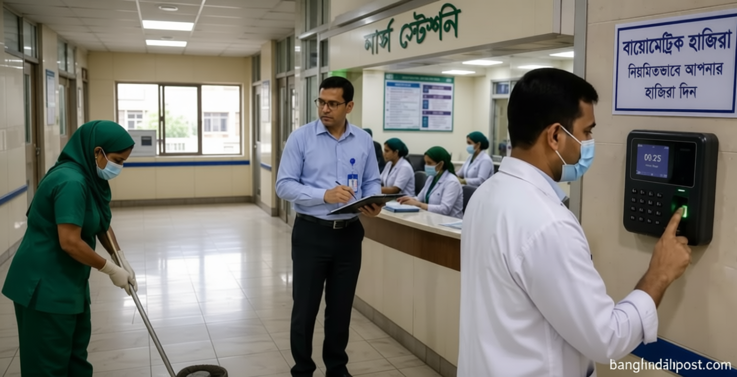 সরকারের ১৮০ দিন পূর্তি উপলক্ষে হাসপাতাল পরিচ্ছন্নতায় ৬ নির্দেশনা