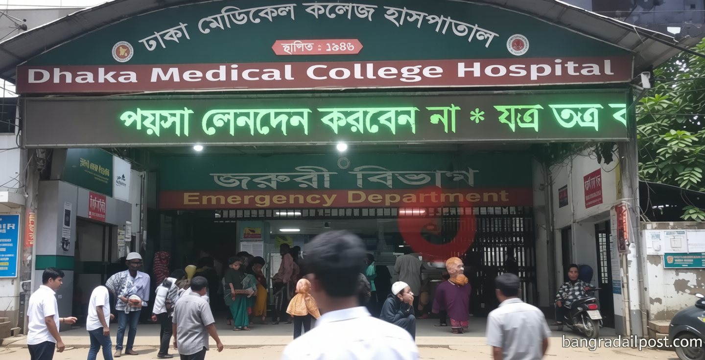 কেন্দ্রীয় কারাগারে অসুস্থ হাজতির ঢামেকে মৃত্যু
