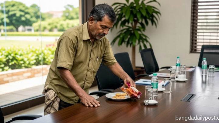 অফিসের বেঁচে যাওয়া চা-বিস্কুট নেওয়ায় ১৭ বছরের চাকরি হারালেন পিয়ন!