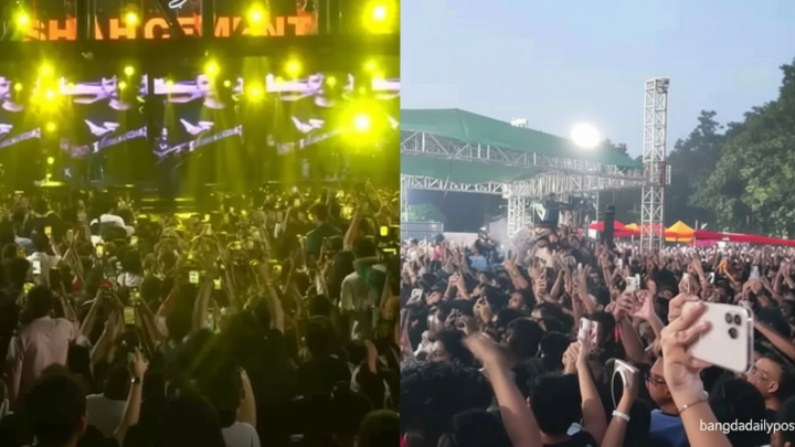 সুরের জাদুতে ঢাকার অনুরাগীদের মাতালেন আতিফ আসলাম