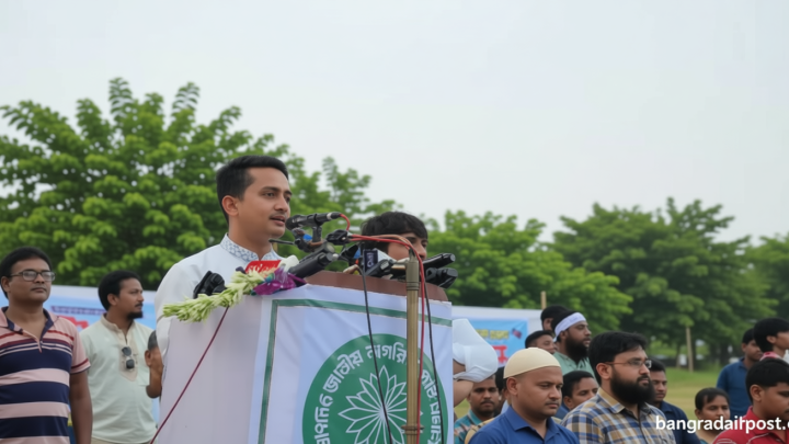 গণভোটের রায় বাস্তবায়ন না করলে বিএনপির কবর রচিত হবে: সারজিস আলম