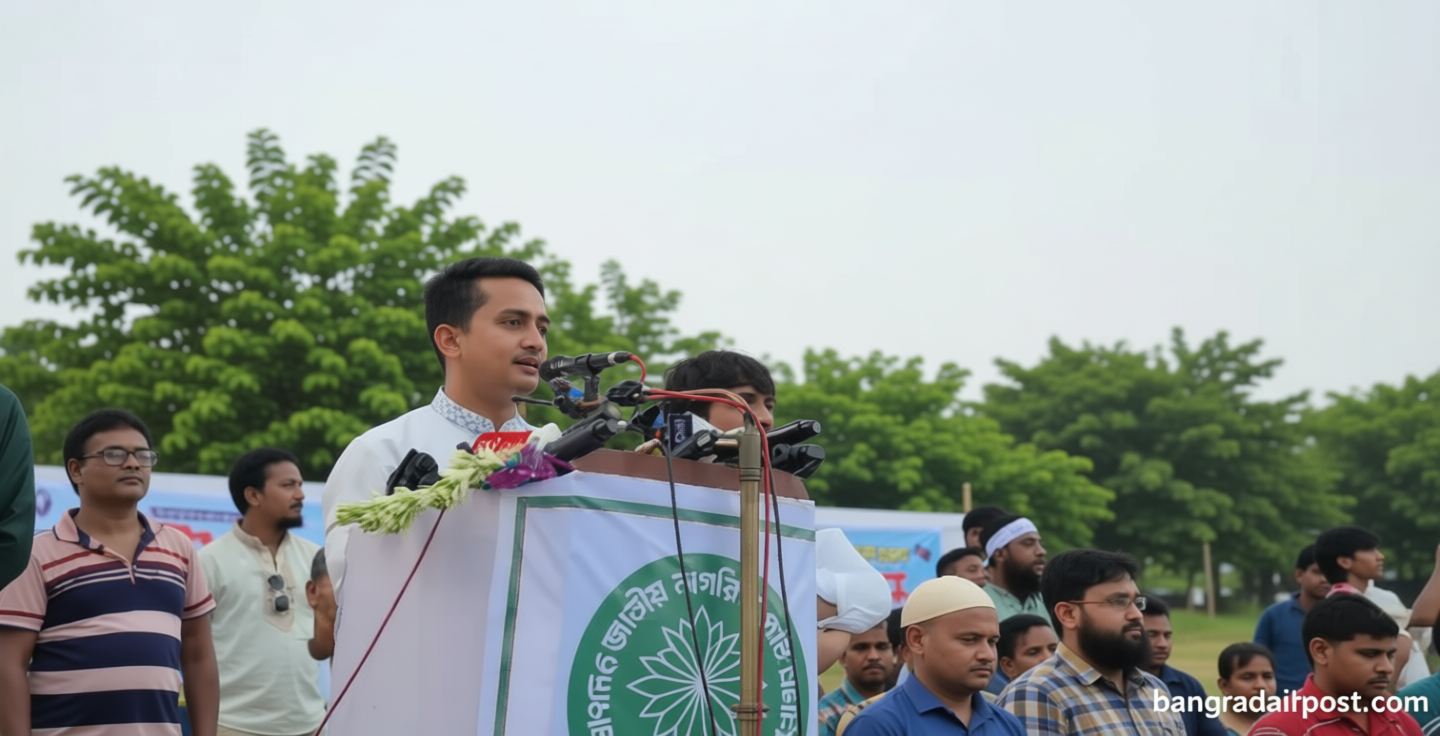 গণভোটের রায় বাস্তবায়ন না করলে বিএনপির কবর রচিত হবে: সারজিস আলম