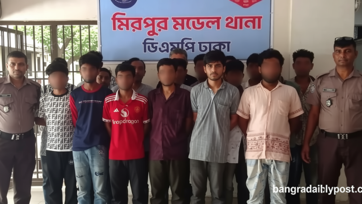 মিরপুরে বিশেষ অভিযানে গ্রেফতার ২৪