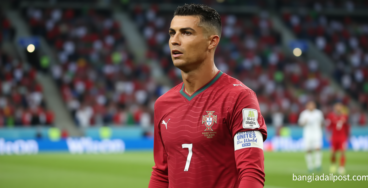 নকআউটে এক গোল নিয়ে বিশ্বকাপে শেষ হলো রোনালদোর অধ্যায়