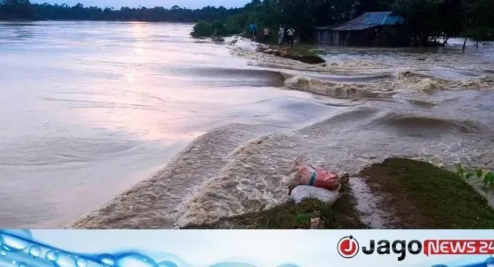 মৌলভীবাজারে দুই নদীর বাঁধ ভাঙনে পানিবন্দি ১৫ হাজার মানুষ