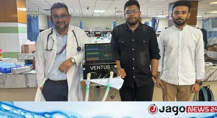 দেশীয় প্রযুক্তিতে তৈরি ভেন্টিলেটর ‘ভেন্টাস’র সফল ক্লিনিক্যাল ট্রায়াল