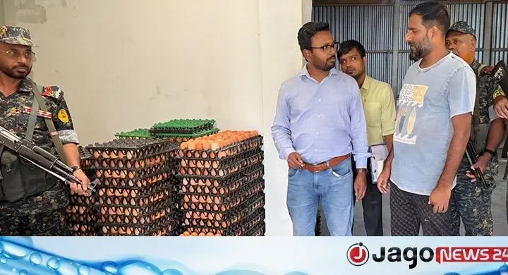 সিরাজগঞ্জে ডিমের আড়ত ও সুপারশপে জরিমানা